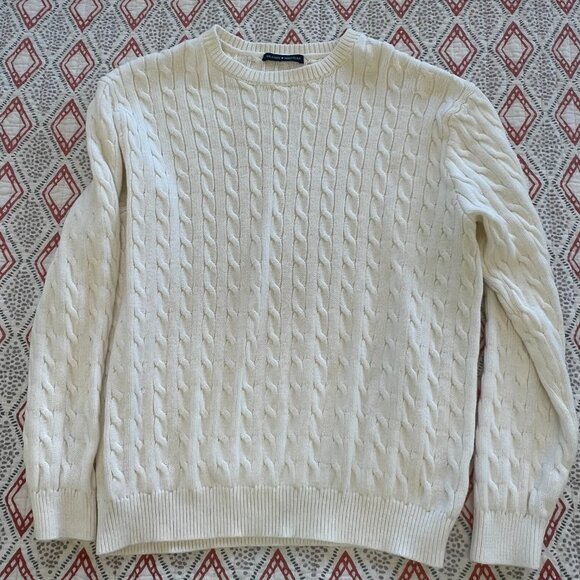 Brand New-Perfect Condition Brandy Melville Cotton Cable Knit Crew Neck Sweater - Picture 5 of 7